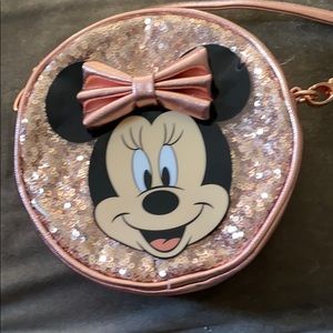Disney Rose gold purse